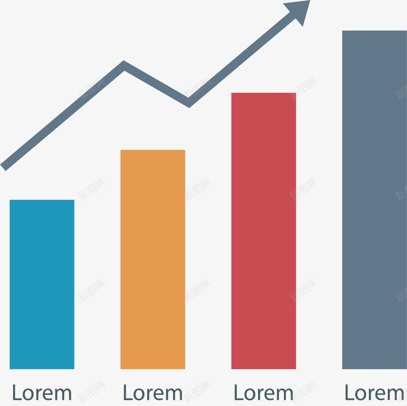 上升的价格曲线png免抠素材_新图网 https://ixintu.com 上升曲线 价格 价格曲线 曲线 柱形图 矢量png