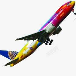 涂装油彩涂装飞机高清图片