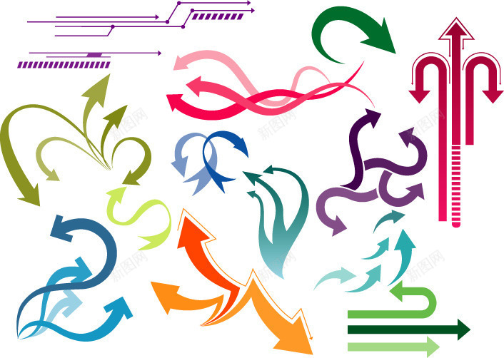 炫酷箭头图标标签矢量图eps_新图网 https://ixintu.com 图标 标签0 炫酷 箭头 矢量图