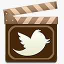 小鸟Twitter电影风格logo图标图标