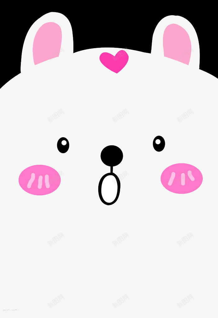 可爱的小兔子png免抠素材_新图网 https://ixintu.com 可爱 小兔子 综艺节目 装饰 设计