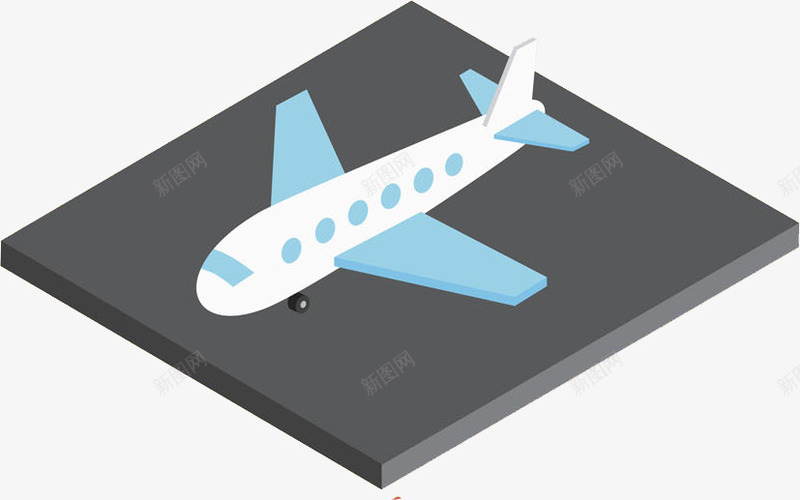 水彩创意飞机场图png免抠素材_新图网 https://ixintu.com 创意 卡通手绘 多边形 水彩 蓝色 飞机 飞机场