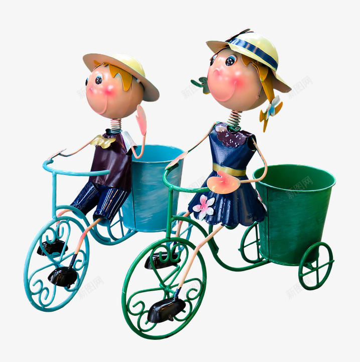 骑车的小人png免抠素材_新图网 https://ixintu.com 卡通 玩具 骑车的小人
