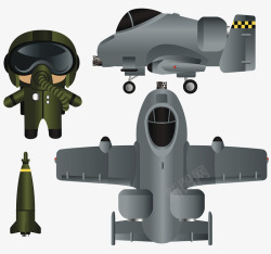 飞机引擎空军战斗机高清图片