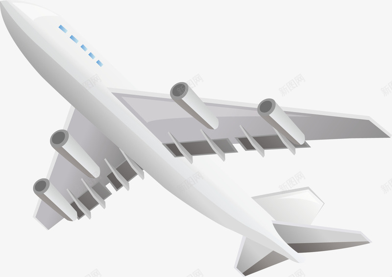 飞机png免抠素材_新图网 https://ixintu.com 客机 起飞 飞机 飞机矢量