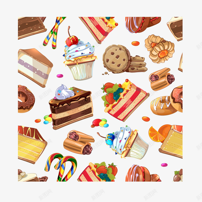 巧克力蛋糕png免抠素材_新图网 https://ixintu.com 吊牌 巧克力蛋糕 正餐 甜品 甜点 甜甜圈 糖果 食物