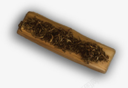 竹板上的茶叶素材