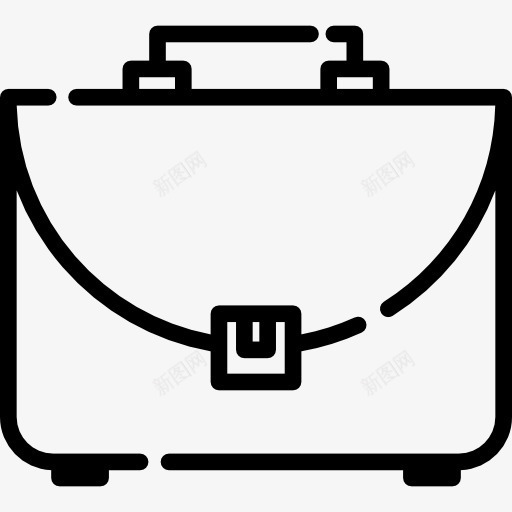 公文包锁图标png_新图网 https://ixintu.com 书包 公文包 组合 行李 行李箱