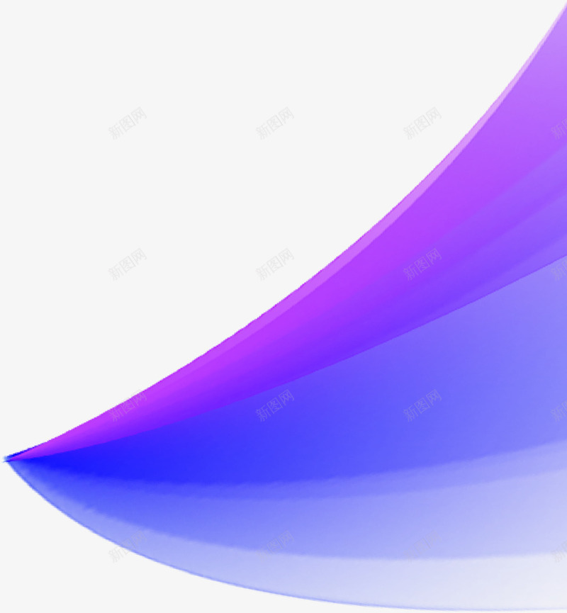 紫色分层手绘线条png免抠素材_新图网 https://ixintu.com 分层 紫色 线条