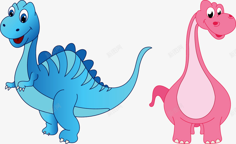 萌萌的恐龙矢量图ai免抠素材_新图网 https://ixintu.com 两性 侏罗纪 小恐龙玩具 恐龙 恐龙玩具 矢量图