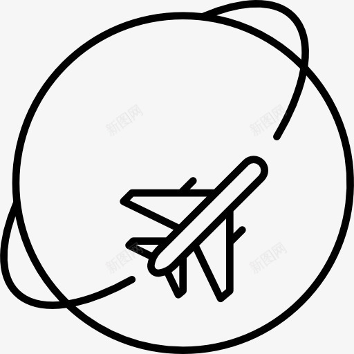 国际航班图标png_新图网 https://ixintu.com 全世界 机场 运输飞行 飞机