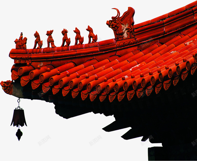 中国古代建筑屋檐雕塑png免抠素材_新图网 https://ixintu.com 中国 古代 屋檐 建筑 雕塑