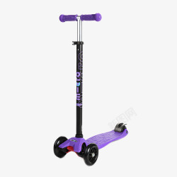 紫色儿童玩具滑板车素材