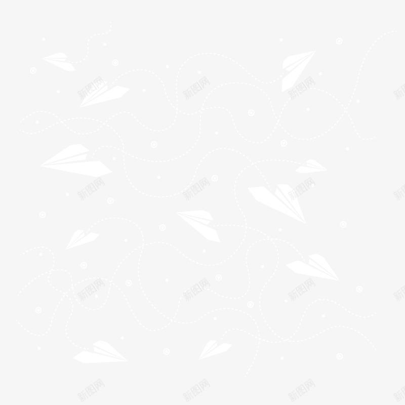纸飞机背景png免抠素材_新图网 https://ixintu.com 白色纸飞机背景 矢量素材 纸飞机背景 飞机背景
