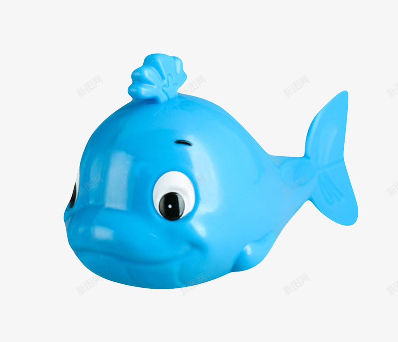 蓝色大眼睛海豚玩具塑胶制品实物png免抠素材_新图网 https://ixintu.com 加聚 反光 塑料 塑料制品 塑胶制品 树脂 玩具 缩聚 高分子化合物 鱼类