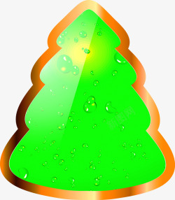 绿色雪松圣诞树高清图片