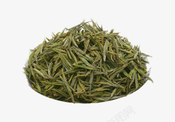 绿茶干茶透明图茶叶高清图片