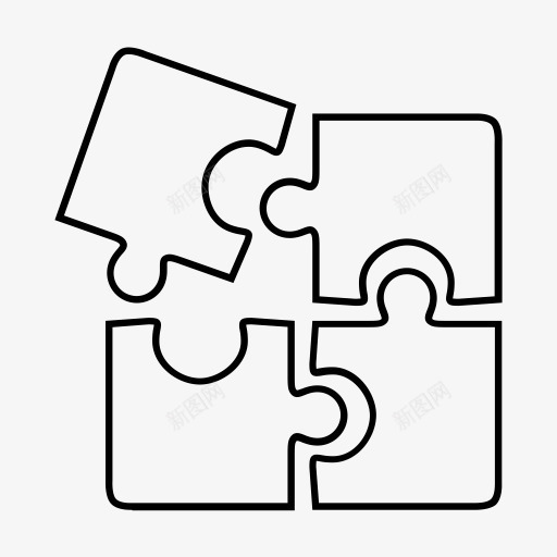 加入拼图技术组合png免抠素材_新图网 https://ixintu.com Join puzzle 加入 拼图