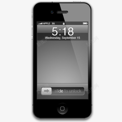 苹果iphone4手机黑色图标png_新图网 https://ixintu.com iphone 图标 手机 苹果 黑色