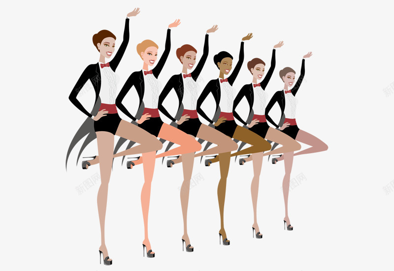 正在跳舞的卡通人物png免抠素材_新图网 https://ixintu.com 免抠 卡通动漫 歌剧魅影 舞台表演 舞蹈服装 舞蹈表演 芭蕾舞者
