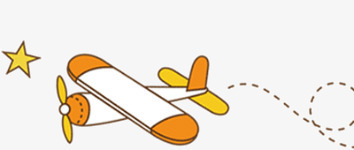 可爱卡通飞机png免抠素材_新图网 https://ixintu.com 卡通 可爱 飞机