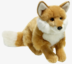 毛茸茸的狐狸玩具狐狸高清图片
