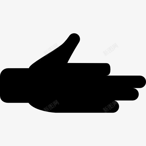 手部姿势的剪影图标png_新图网 https://ixintu.com 姿势 形状 手势 手的图标 手的姿态 轮廓