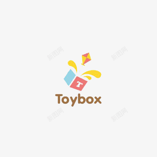 玩具盒子png免抠素材_新图网 https://ixintu.com TOYBOX 卡通玩具盒子 扁平化 童年 简约