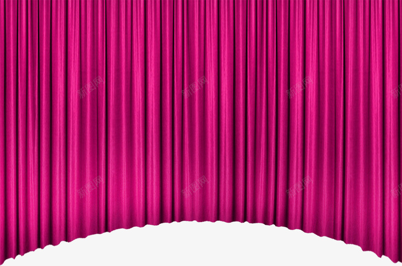 舞台帘布装饰png免抠素材_新图网 https://ixintu.com 双十二 幕布 紫色 舞台 装饰
