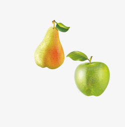 苹果和梨矢量图素材