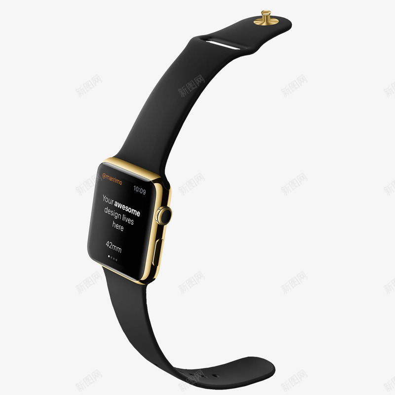 黑色手表png免抠素材_新图网 https://ixintu.com applewatch 手表 数码产品 苹果手表 黑色