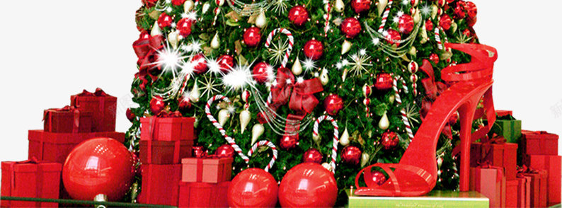 彩色冬季圣诞树装饰png免抠素材_新图网 https://ixintu.com 冬季 圣诞树 彩色 装饰