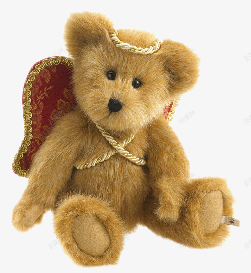 可爱棕色熊玩具png免抠素材_新图网 https://ixintu.com 公仔 可爱 熊 玩具