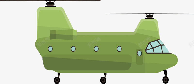 绿色军用直升机矢量图ai免抠素材_新图网 https://ixintu.com 军用直升机 卡通 卡通飞机 战斗机 直升机 直升机矢量图 航空 飞机 矢量图