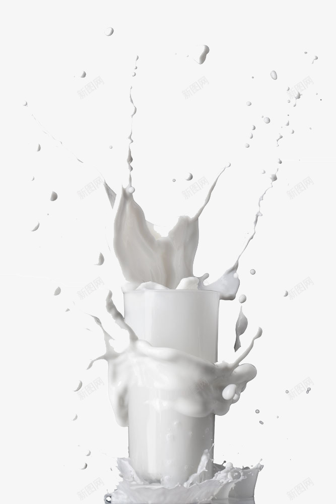 白色牛奶图png免抠素材_新图网 https://ixintu.com 喷溅牛奶图 早餐 牛奶 牛奶盒