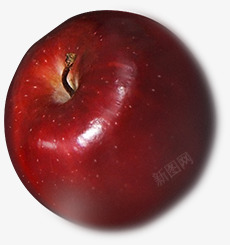 创意质感红色的苹果素材