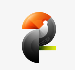 半圆组合图标png_新图网 https://ixintu.com Logo 几何图 创意 拼接图