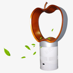 苹果造型电风扇素材