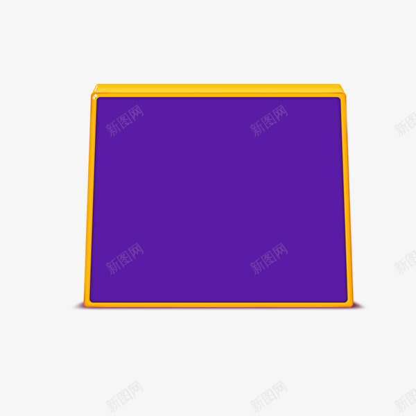 紫色展示框png免抠素材_新图网 https://ixintu.com 介绍框 店铺活动 方形 简约 网页装饰