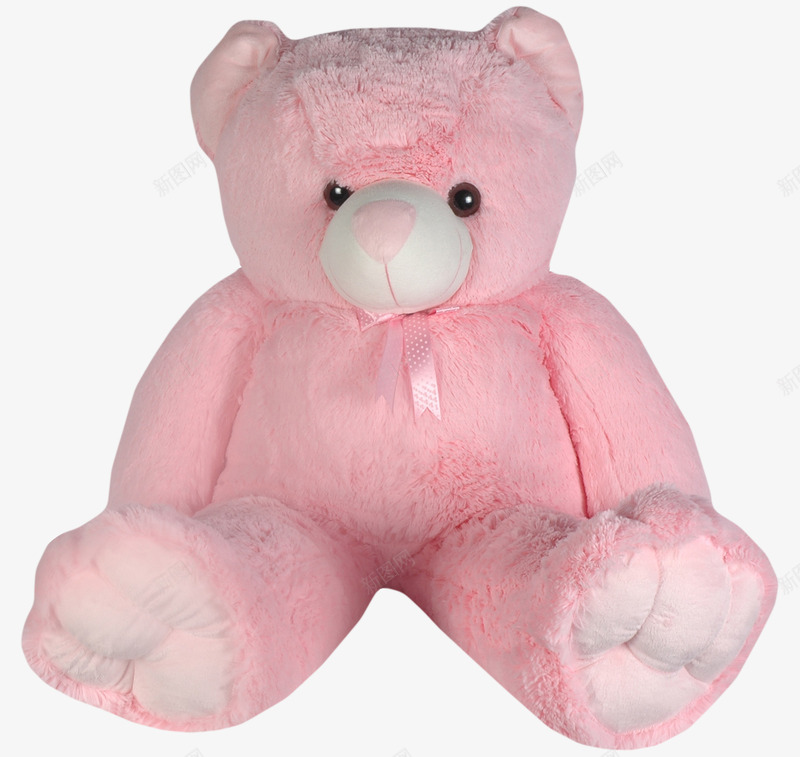 粉色玩具熊png免抠素材_新图网 https://ixintu.com 毛绒玩具 熊 粉色