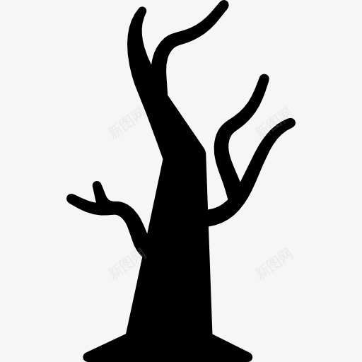 万圣节的死树图标png_新图网 https://ixintu.com 万圣节 性质 树 秋天死了