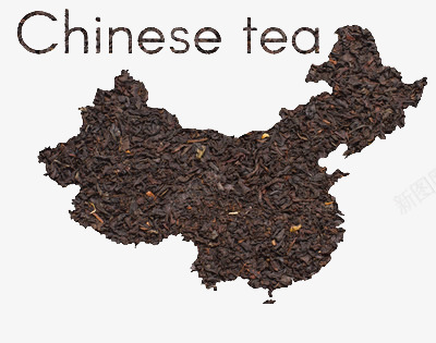 中国茶叶png免抠素材_新图网 https://ixintu.com 中国 字母 茶叶 黑色