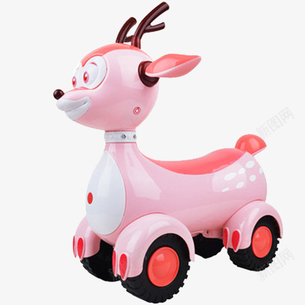 粉色可爱女孩玩具车png免抠素材_新图网 https://ixintu.com 可爱 女孩 玩具 粉色