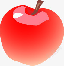 红色手绘图标苹果图标