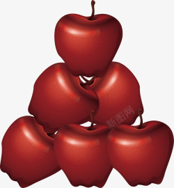 花牛苹果一堆红苹果高清图片