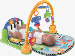 音乐玩具宝宝床高清图片