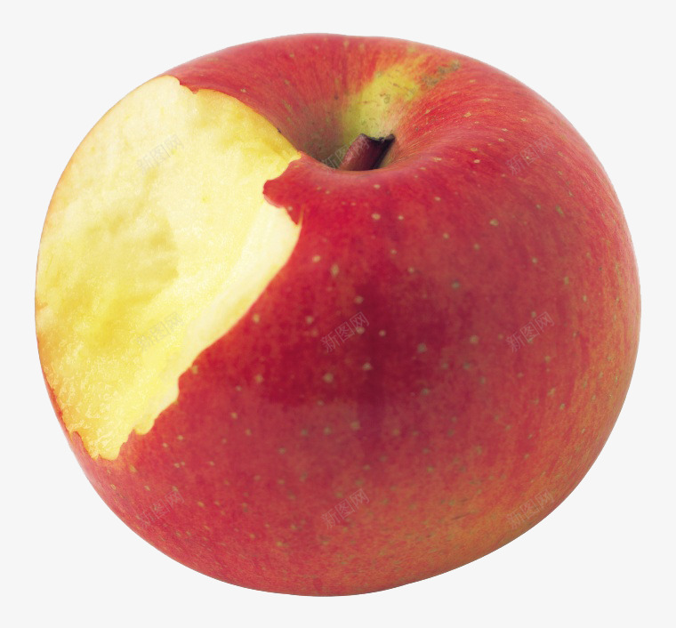 被咬一口的苹果png免抠素材_新图网 https://ixintu.com png素材 产品实物 水果 红色 食物