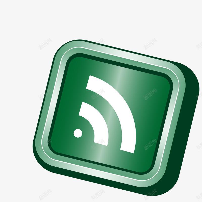 质感立体炫酷按钮矢量图图标ai_新图网 https://ixintu.com 按钮 无线信号 炫酷 立体 质感 矢量图