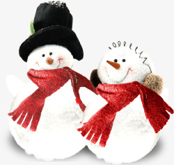 冬季卡通雪人装饰素材