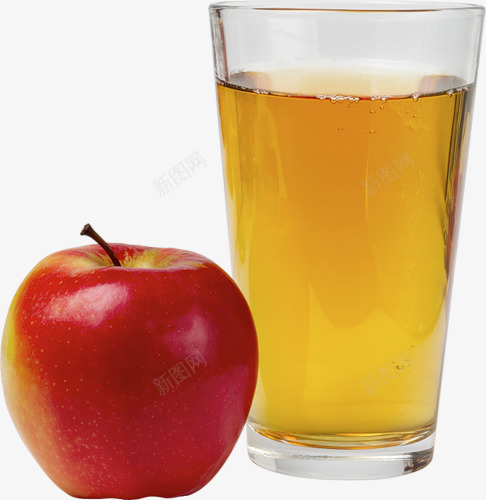 美味的苹果汁png免抠素材_新图网 https://ixintu.com 红色 苹果 苹果汁 饮料